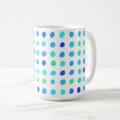 Handgezeichnete Felder personalisierte Umarmung Kaffeetasse (VorderseiteRechts)