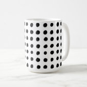 Handgezeichnete Felder personalisierte Umarmung Kaffeetasse (VorderseiteRechts)