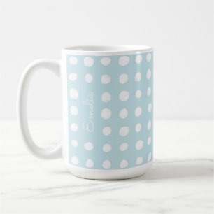Handgezeichnete Felder personalisierte Umarmung Kaffeetasse