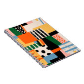 Handgezeichnete Formen. Abstrakt zeitgenössisch Notizblock (Rechte Seite)