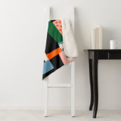 Handgezeichnete Formen. Abstrakt zeitgenössisch Sherpadecke (Beispiel)