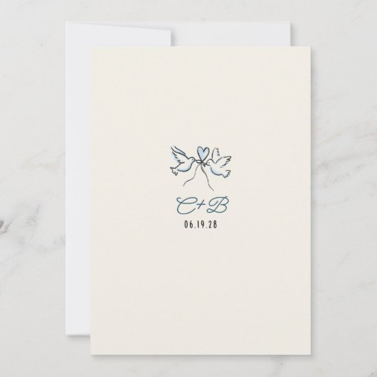 Handgezeichnete Funky Whimsical Probe Dinner Einladung (Rückseite)