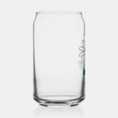 Handgezeichnete Gänseblümchen-Glasdose | Minimale Dosenglas (Rechts)