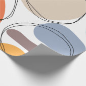 Handgezeichnete geometrische, nahtlose, moderne ab geschenkpapier (Ecke)