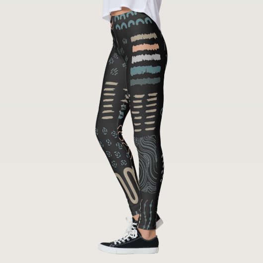 Handgezeichnete Gestaltungselemente - Formen versc Leggings (Links)
