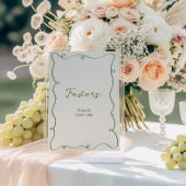 Handgezeichnete Green Frame Favoriten Poster