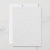 Handgezeichnete Grüne Kraft Linie Art Schwarz & We Einladung (Rückseite)