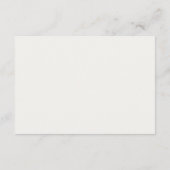 Handgezeichnete grüne Pizza Baby Diaper Raffle Begleitkarte (Rückseite)