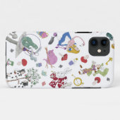 Handgezeichnete Handzelle mit Alice im Wunderland Case-Mate iPhone Hülle (Rückseite (Horizontal))