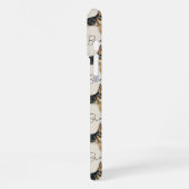 Handgezeichnete Haustiere Portrait Sketch Deutsche iPhone Hülle (Linke Seite)