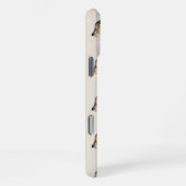 Handgezeichnete Haustiere Portrait Sketch Deutsche iPhone Hülle (Rechte Seite)