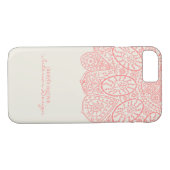 Handgezeichnete Henna-Muster Design Business Case-Mate iPhone Hülle (Rückseite (Horizontal))
