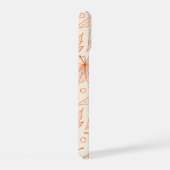 Handgezeichnete Herbst-Herbstlaube Kunst iPhone 15 Hülle (Rechte Seite)