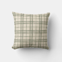 Handgezeichnete Heritage-Karopfe Check Cottage Cre
