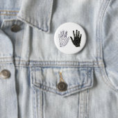 Handgezeichnete Herz-Hände Button (Beispiel)