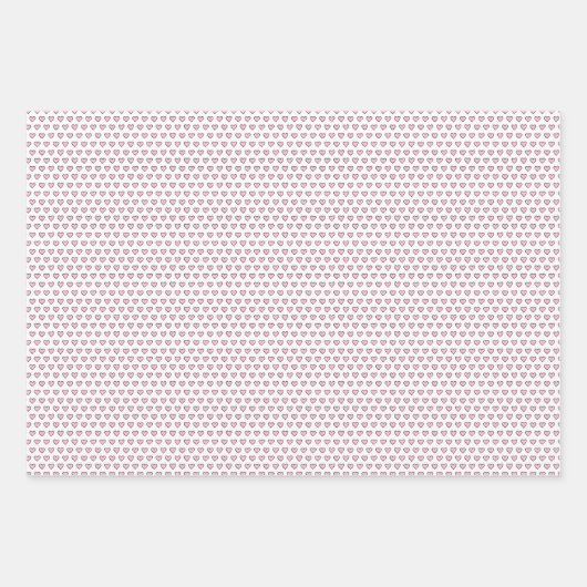 Handgezeichnete Herzen Vol. 1 Valentine Geschenkgu Geschenkpapier Set (Vorderseite)