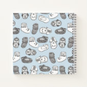 Handgezeichnete Hintern Personalisiertes Kinderbuc Notizblock (Rückseite)