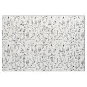 handgezeichnete Hochzeit Ehe Braut-Toile Stoff (Fat Quarter (45,7 x 55,9 cm))