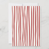 Handgezeichnete Hochzeit speichern Sie das Datum Einladung (Rückseite)