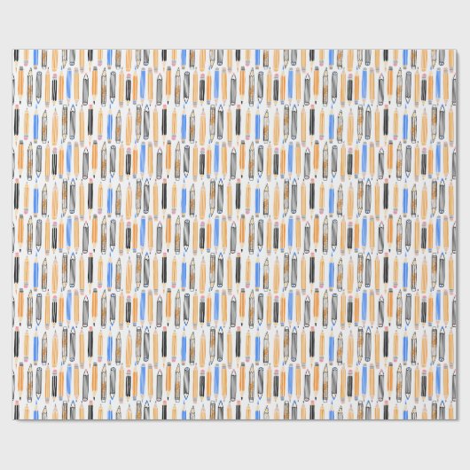 Handgezeichnete Illustration Geschenkpapier (Flach)