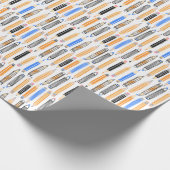 Handgezeichnete Illustration Geschenkpapier (Ecke)