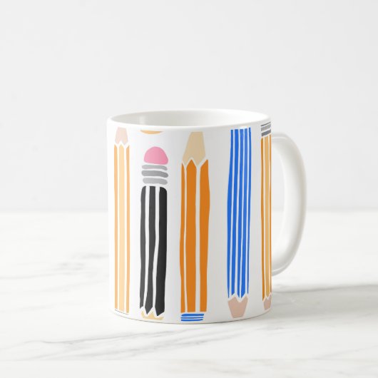 Handgezeichnete Illustration Kaffeetasse (VorderseiteRechts)