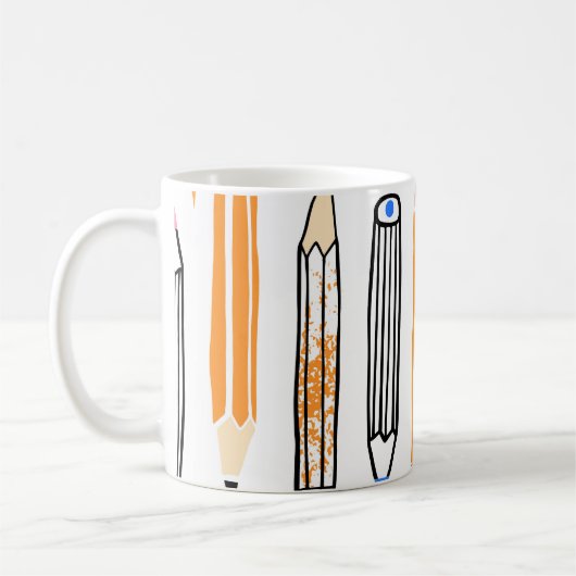 Handgezeichnete Illustration Kaffeetasse (Links)