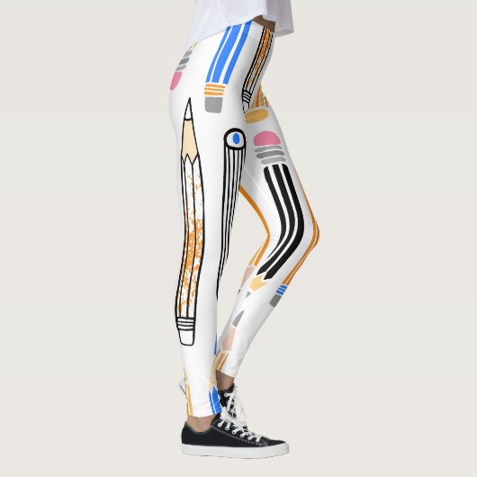 Handgezeichnete Illustration Leggings (Rechts)