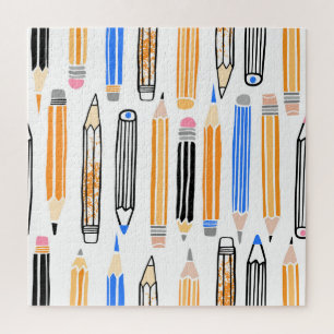 Handgezeichnete Illustration Puzzle