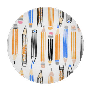 Handgezeichnete Illustration Schneidebrett