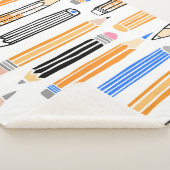 Handgezeichnete Illustration Sherpadecke (3/4)