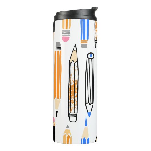 Handgezeichnete Illustration Thermosbecher (Nach links gedreht)