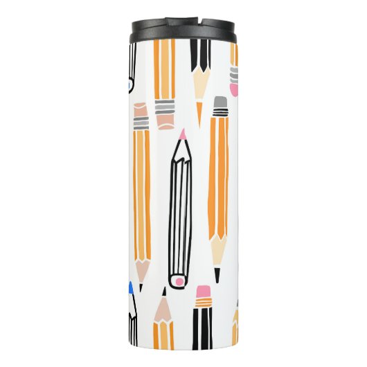 Handgezeichnete Illustration Thermosbecher (Rückseite)