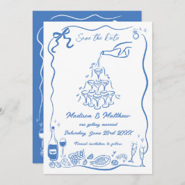 Handgezeichnete Illustrationen Scribble Doodles Ho Save The Date