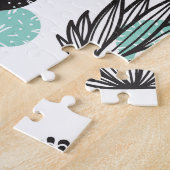 Handgezeichnete Kakteen: Doodle nahtlos Puzzle (Seite)