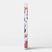 handgezeichnete Karte mit Staatssymbolen und Eleme Case-Mate iPhone Hülle (Rückseite / Links)