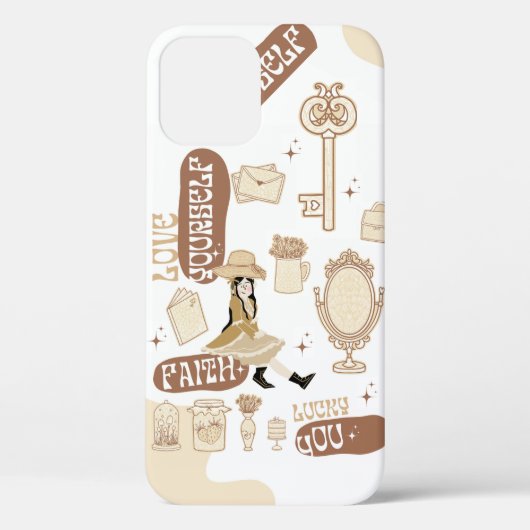 Handgezeichnete Kernspeichereinheit Handy-Fall Case-Mate iPhone Hülle (Rückseite)