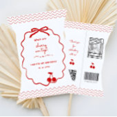 Handgezeichnete Kherry auf den oberen Chip-Beutel  Flyer