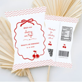 Handgezeichnete Kherry auf den oberen Chip-Beutel Flyer