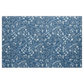 Handgezeichnete klassische Blue-Boho-Blume Stoff (Fat Quarter (45,7 x 55,9 cm))