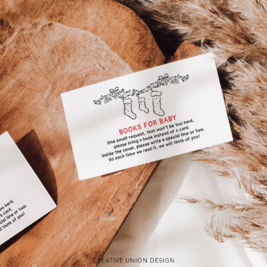 Handgezeichnete kleine Babybücher für Baby Begleitkarte