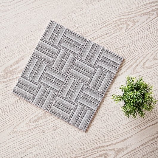 Handgezeichnete Korbflechte Fliese