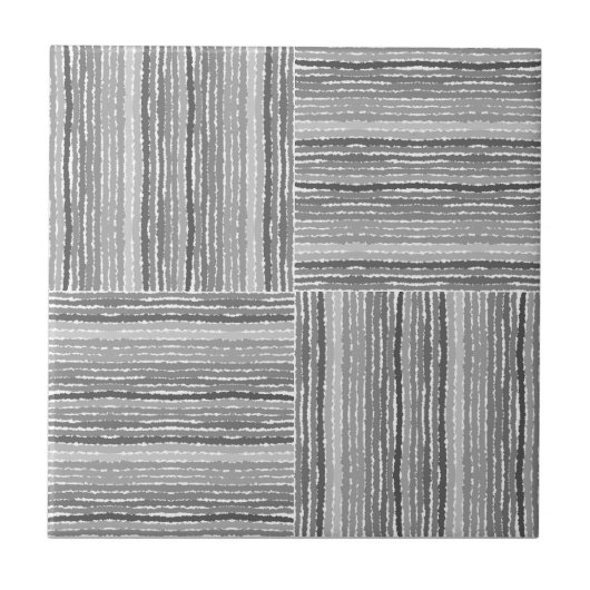 Handgezeichnete Korbflechte Fliese (Vorderseite)