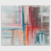 Handgezeichnete Kunstmalerei. Öl auf Leinwand, lan Geschenkpapier (Flach)