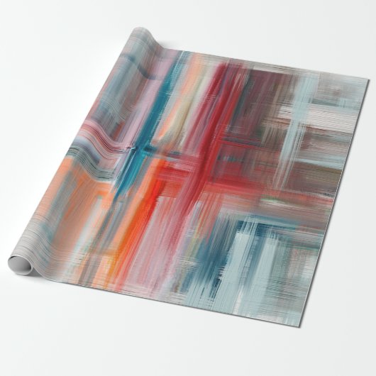 Handgezeichnete Kunstmalerei. Öl auf Leinwand, lan Geschenkpapier (Ungerollt)