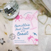 Handgezeichnete Küste Bachelorette Wochenende Einladung