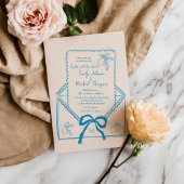 Handgezeichnete Lemon Mediterrane Hochzeit Einladung