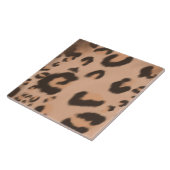 Handgezeichnete Leoparddrucke Fliese (Seite)