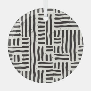 Handgezeichnete Linien, grungige nahtlose Textur. Ornament Aus Glas