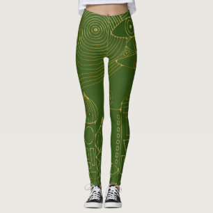 Handgezeichnete Linien von EDDArt - Komm zusammen Leggings